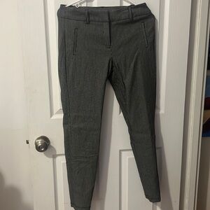 Black & white dress pants. Skinny leg